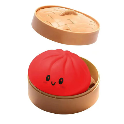 New Squishy Dumpling Toy Squeeze Toy Stress Relief Ornament Food Shape Slow Rebound Squishy Fidget Fun Gifts 2026