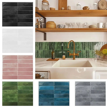 Waterproof Self Adhesive Tile Wall Stickers Oil-proof Anti Fouling Wall Decal Heat-resistant Moisture-proof Stove Sticker