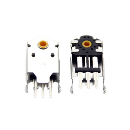 TTC Rotary Mouse Scroll Wheel Encoder Gold Mark 1.74mm Hole 20-40g Force Compatible 7-16mm Diameters for PC Mouse Upgrade