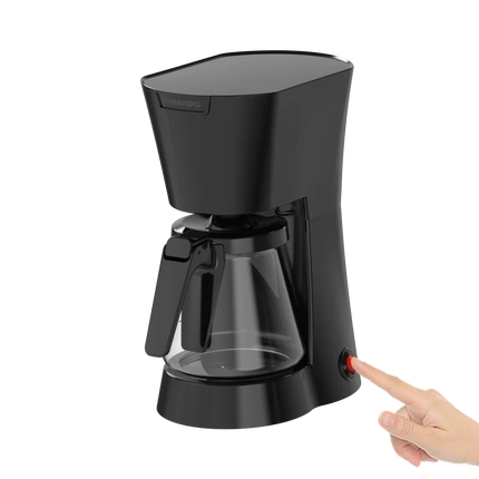 Wholesale American Style 12 Cup Filter Tea Coffee Maker Machine Portable Manual Electric Glass Jar Multiserve Drip Coffee Maker
