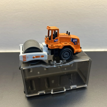 Alloy Engineering Vehicle Toys for Kids 1:64 Diecast Excavator Mixer Dump Truck Model Car with Display Box Boys Collectible Gift