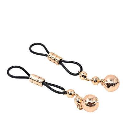 Metal Nipple Clamps Chest Clitoris Stimulation SM Fetish Restraint Small Bell Breast Clips BDSM Sex Toys Women