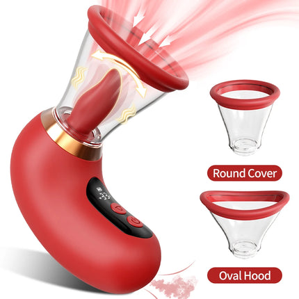 Adult Sex Toys Vibrator for Women Sucking Vibrator Tongue Licking Vibrating Clitoral G Spot Vibrators Sexy Adult Female 18+