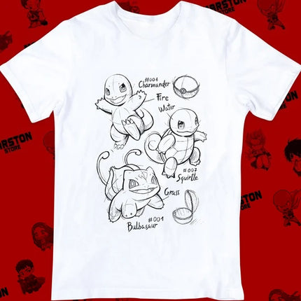 Pokemon 2026 Summer Men Cotton T - Shirt Streetwear Gengar & Koffing Fusion Print Oversized Casual Daily Wear Anime Fans Gift
