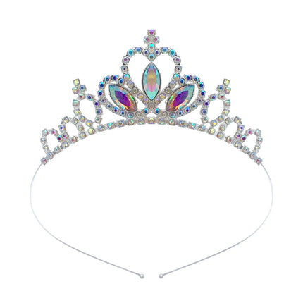 Kids Rhinestone Tiara Princess Headband for Girls Birthday Accessories Bridal Crystal Crown Tiara Wedding Hair Jewelry