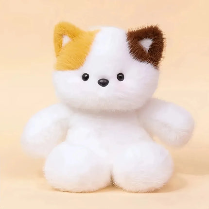 Kawaii Running Bear Plush Toys 40cm Stuffed Stuffed Animal with Bib Cartoon Rabbit Running Animal Gifts