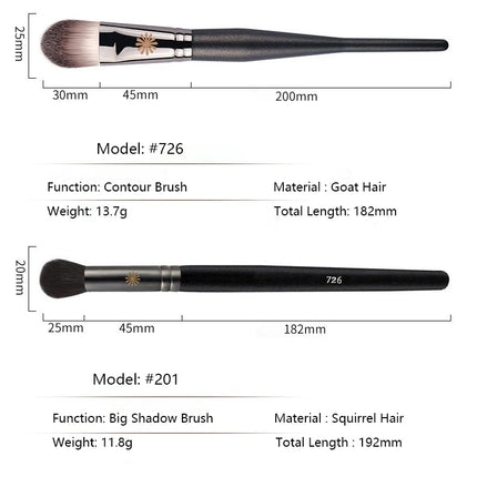 1pc Pro P series Makeup brushes Powder Foundation Make up brush Eyeshadow Eye Detail cosmetic tools Brow Highlight Concealer