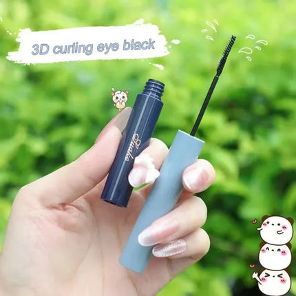 Silver Silk Fiber Matte Mascara Makeup Ultra-Fine Brush Lengthens Eyelashes Waterproof Fast Dry Eyelash Extension Mascara Makeup