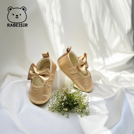 Baby girl toddler shoes baby embroidery love style baby's first pair of step shoes breathable non-slip fashion