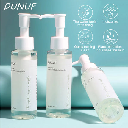 100ML Cleansing Oil with Plant Extracts Deep Pore Cleansing Moisturizes Reduces Blackheads Makeup Remover for Face Skin Care
