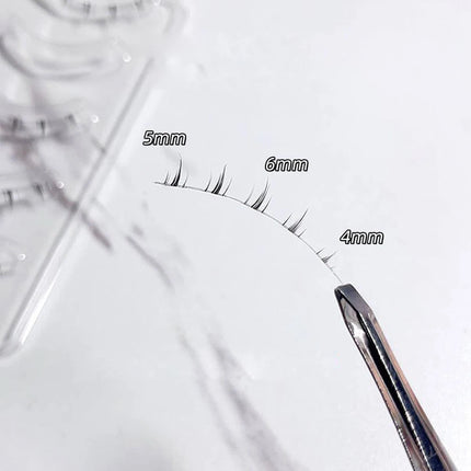 ICYCHEER 5 Pairs Lady Girl Handmade Natural Lower Under Bottom False Eyelashes Makeup Tools Short Eyelash Extension