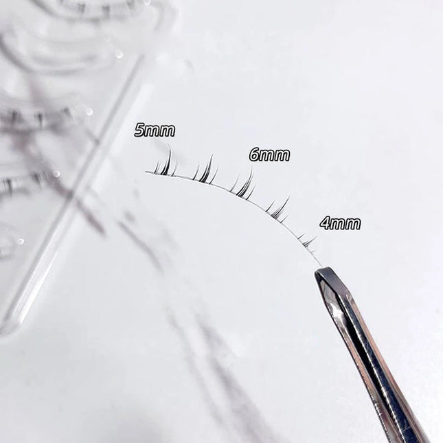 ICYCHEER 5 Pairs Lady Girl Handmade Natural Lower Under Bottom False Eyelashes Makeup Tools Short Eyelash Extension