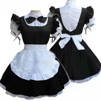 Men's Lolita Maid Costume Cosplay Lingerie Plus Size French Maid Apron Roleplay Costume Femboy Lolita Dress Party Fancy Dress