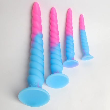 Luminous Anal Sex Toys Long Anal Plug Dildos Huge Butt Plugs for Women Men G Spot Prostate Massager Gay Anus Dilator Masturbator