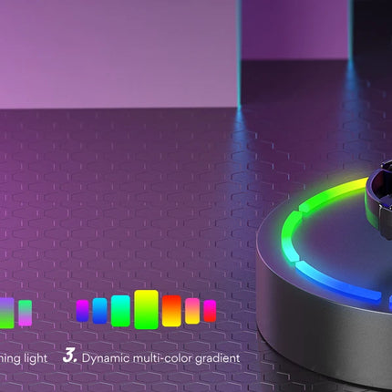 maono DGM20S Gaming USB Microphone Condenser Mic with RGB Light Noise Cancellation Boom Arm for Streaming Podcast YouTube Tiktok