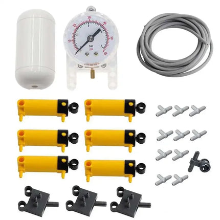 MOC Technical Hose Air Pump Tank Push Rod Putter Switch Piston Compatible With legoeds Pneumatic Parts 9641 42043 47225 61904