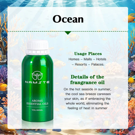 NAMSTE New Smell Essential Oil Fragrance Oils Home Flavoring Aroma Diffuser Essential Oil Orchid Harmony Ocean For Resort Mall