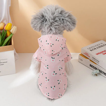 Dog Raincoat Summer Fashion Short Sleeve Dog Waterproof Clothes Puppy Coat Dog Raincoat Outdoor Coat Bichon Schnauzer Welsh