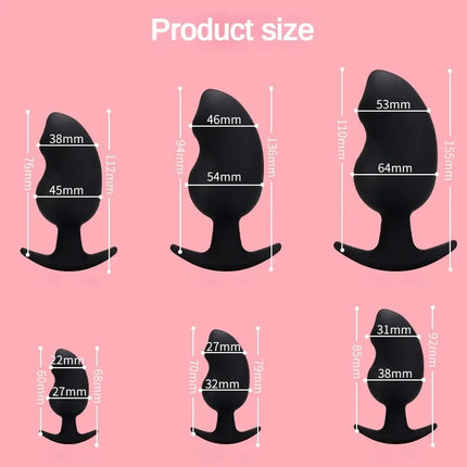100% Safe Silicone Dildo Anal Plugs Sex Tool for Men Prosate Massager Butt Plug Unisex Sex Toy For Man Juguetes Sexuales 18+