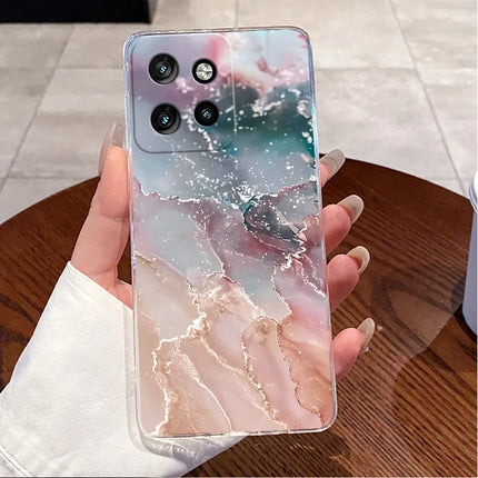 Soft Silicone TPU Clear Case For Motorola Edge 50 Neo 5G/Moto S50 5G Viral Elegant Kitten Painted Casing Shockproof Cover