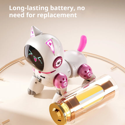 Ai Remote Control Dancing Cat Robot Expression Interactive Intelligent Pet Toy Suitable For Girls Aged 3 To 6 As Birthday Gifts