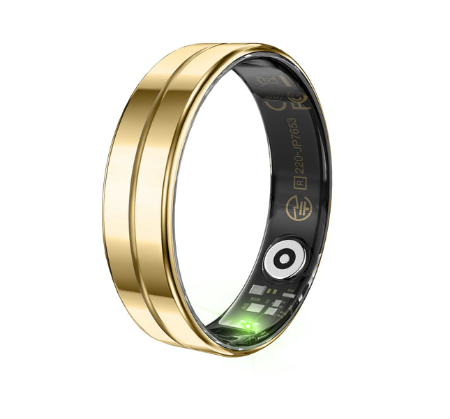 Qring R11 LED Display Ring Ladies Men's Stainless-steel Rings Oxygen Saturation Electronic Praise Heart Rate Waterproof 2025 New
