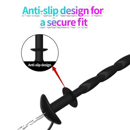 Male Long Urethral With Plug Multi purpose Urethral Tube Silicone Horse Eye Urethral Rod Urethral Stimulate Expander Sex Toys