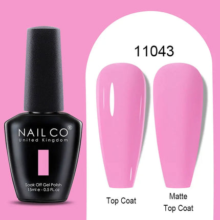NAILCO Winter Series Color Gel Nail Polish 15ML Semi Permanent Soak Off Gel Varnishes Super Texture Gorgeous Nail Manicure Art