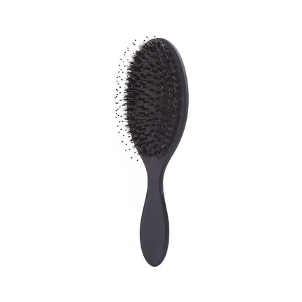 Matte Finish Boar Bristle Hair Brush Nylon Teeth Hair Extension Brush for Women Cushion Brush Hair Styling Smoothing Detangling