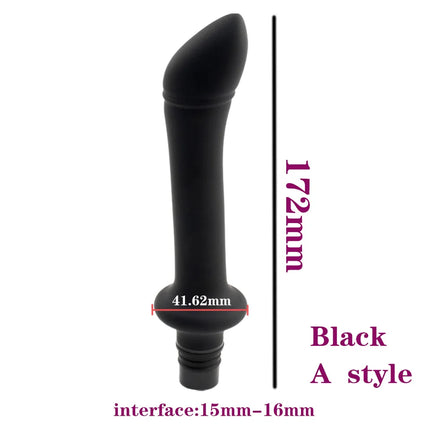 Female Masturbator Fascia Gun Adapter Attachements  Massage Head to silicone Dildo Sex Toys for Women Vibrators Penis Masturbati