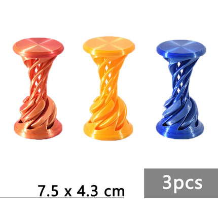 3D Printing Pyramid Dragon Fidget Toys Cone Passthrough Sculpture Spiral Antistress Animal Model Stress Relief Decompression Toy