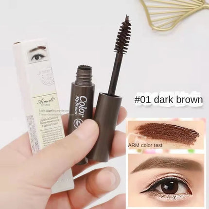 Brown Liquid Eyebrow Cream Long Lasting Natural Eyebrow Pencil Mascara Quick-drying Paint Eyebrow Gel Women Makeup