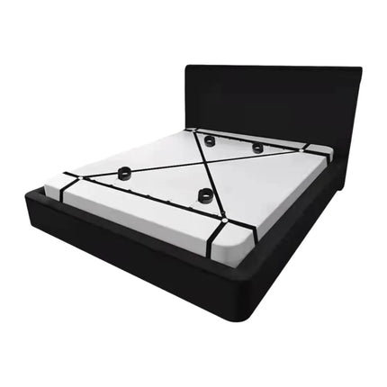 Sex Strap System Flirt Tickler Eye Blinder Bondage Gear Set Couple BDSM Bed Restraint Sex Toy Kit Adult SM Slave Sex Games Toys