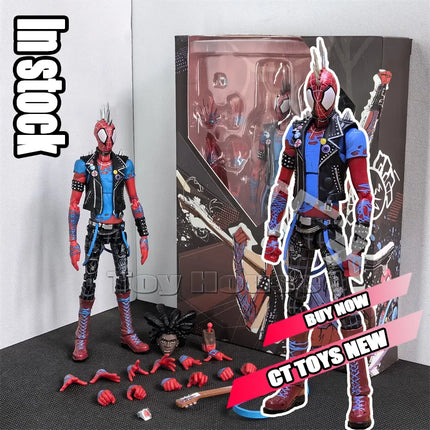 Full Range In Stock Ct Toys Spiderman Mafex 143 Ben Reilly Comic Ver The Amazing Spider-Man 001 Anime Action Figure Toys Gift