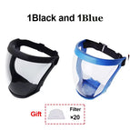 1black and 1blue