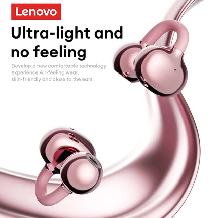 Lenovo LE302 OWS Wireless Earphones Low Latency HD Call Bluetooth HiFi Music Sport Fashion Earbuds Comfortable Ear Clip Headset