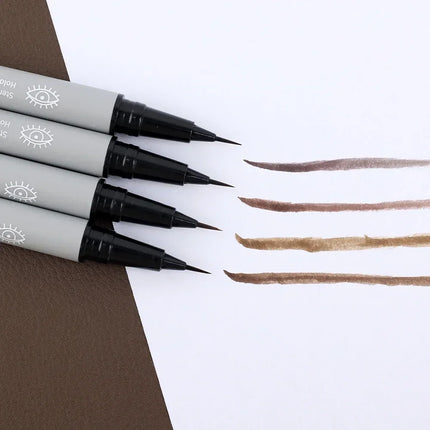Multifunctional Liquid Eyebrow Pencil Ultra Fine Eyeliner Lying Silkworm Waterproof Grey Brown Eyebrow Enhancer Tattoo Cosmetics