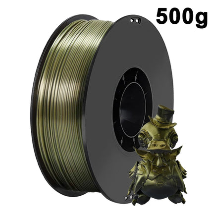 1.75mm Dual Color Silk Bronze Black PLA Filament 3D Printer Black Bronze 3D Printing Material Magic Two Colors 250g 500g 1Kg