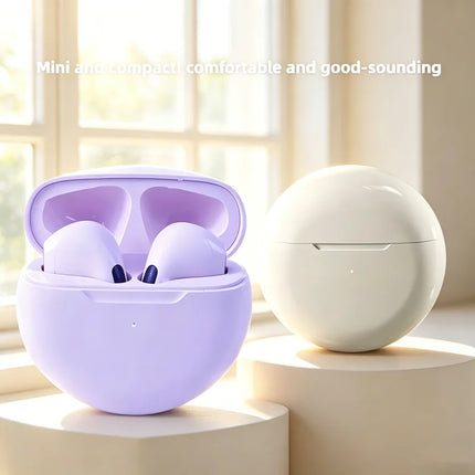 Pro6 TWS Bluetooth wireless headset Noise reduction earplug with Pro 6 wireless headset