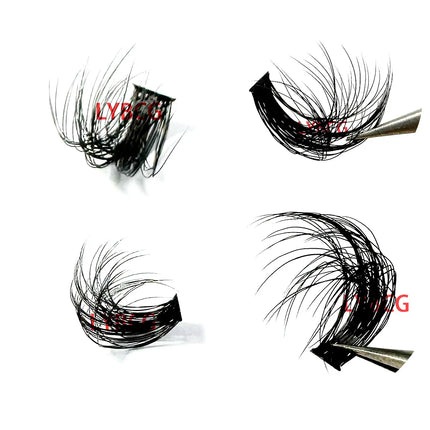 540Pcs 5D Fluffy 10-18mm Mix Lashes Cluster 30D-100DThick Eyelash D/CC Curl Individual Lashes DIY Lash Extensions Eyelashes