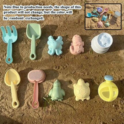 11 /1PCS Beach Toys for Kids Sand Toys Set for Toddlers Sandbox Toys with Bucket Shovel Rake Set Summer Outdoor Children Gift