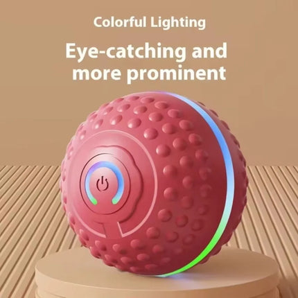 USB Rechargeable Smart Dog Toys Automatic Jumping Electronic Jumping Ball Chew Resistant Interactive Function Electronic Ball