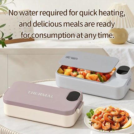 Electric lunch box, water-free charging, heating lunch box, office worker's insulated lunch box, portable outdoor hot meal