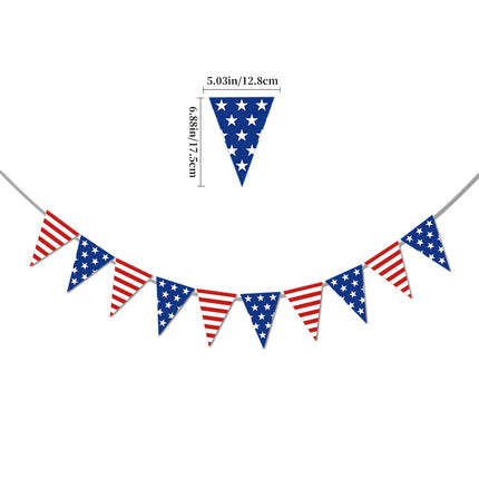 USA Theme Party Decorations American Flag Tattoo Sticker,flag Plates,banner,cups 4th Of July Independence Day Patriotic Supplies