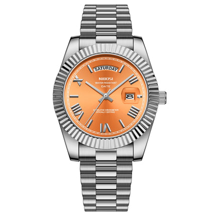 NIBOSI Men's Watches Top Brand Luxury Man Watch For Men Automatic Date Week Waterproof Quartz Wristwatches Luminous Reloj Hombre