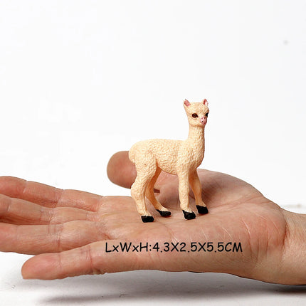 Simulation Woodland Animal Deer ,Moose,Elk,Reindeer,Alpaca,Kudu Model Figurines Cake Toppers Collection Figure Christmas Gift