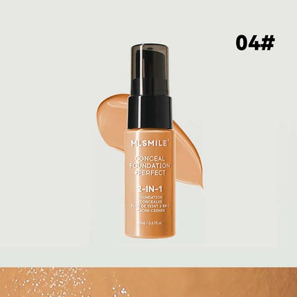 Face Foundation Cream Waterproof Long-Lasting Oil-Control Matte BB Cream Concealer Liquid Full Coverage Base Professional Makeup