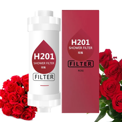 Scented Shower Head Filter,Water Softener, Soft& Improve Hair / Skin Fragrance Chlorine Removal,Bathroom Accessories