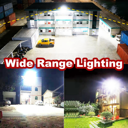 12000W Solar Lights Commercial LED Outdoor Dusk To Dawn Solar Street Lamp Waterproof Backyard Garden Security Lighting IR Sensor