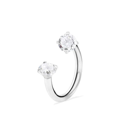 1Pcs Septum Rings Hoop Nose Ring Horseshoe Stainless Steel Cartilage Earrings Hoop Helix Tragus Septum Piercing Jewelry